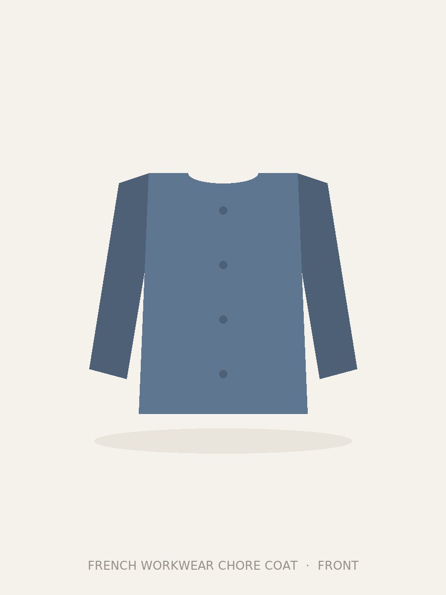 French Workwear Chore Coat