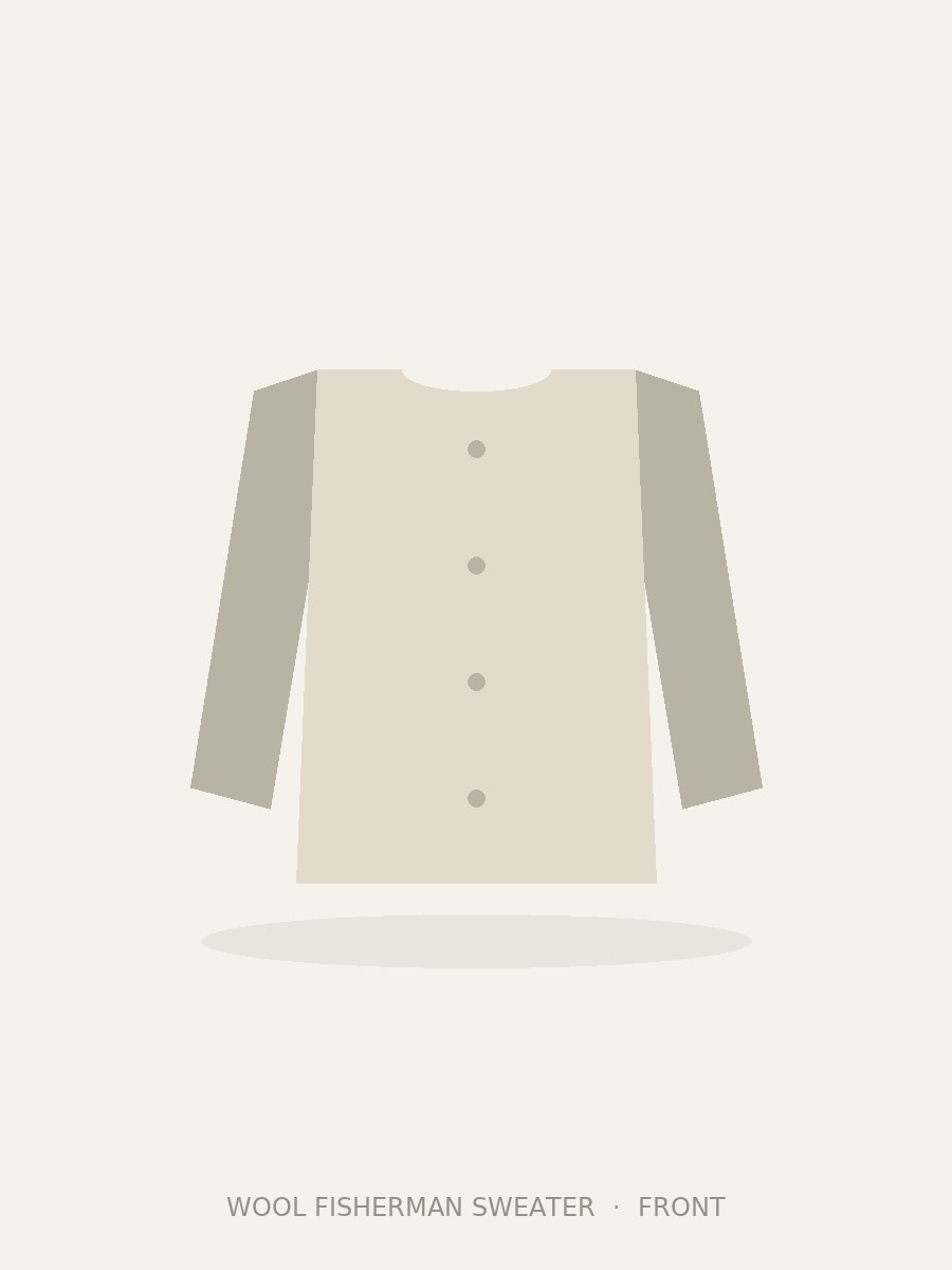 Wool Fisherman Sweater