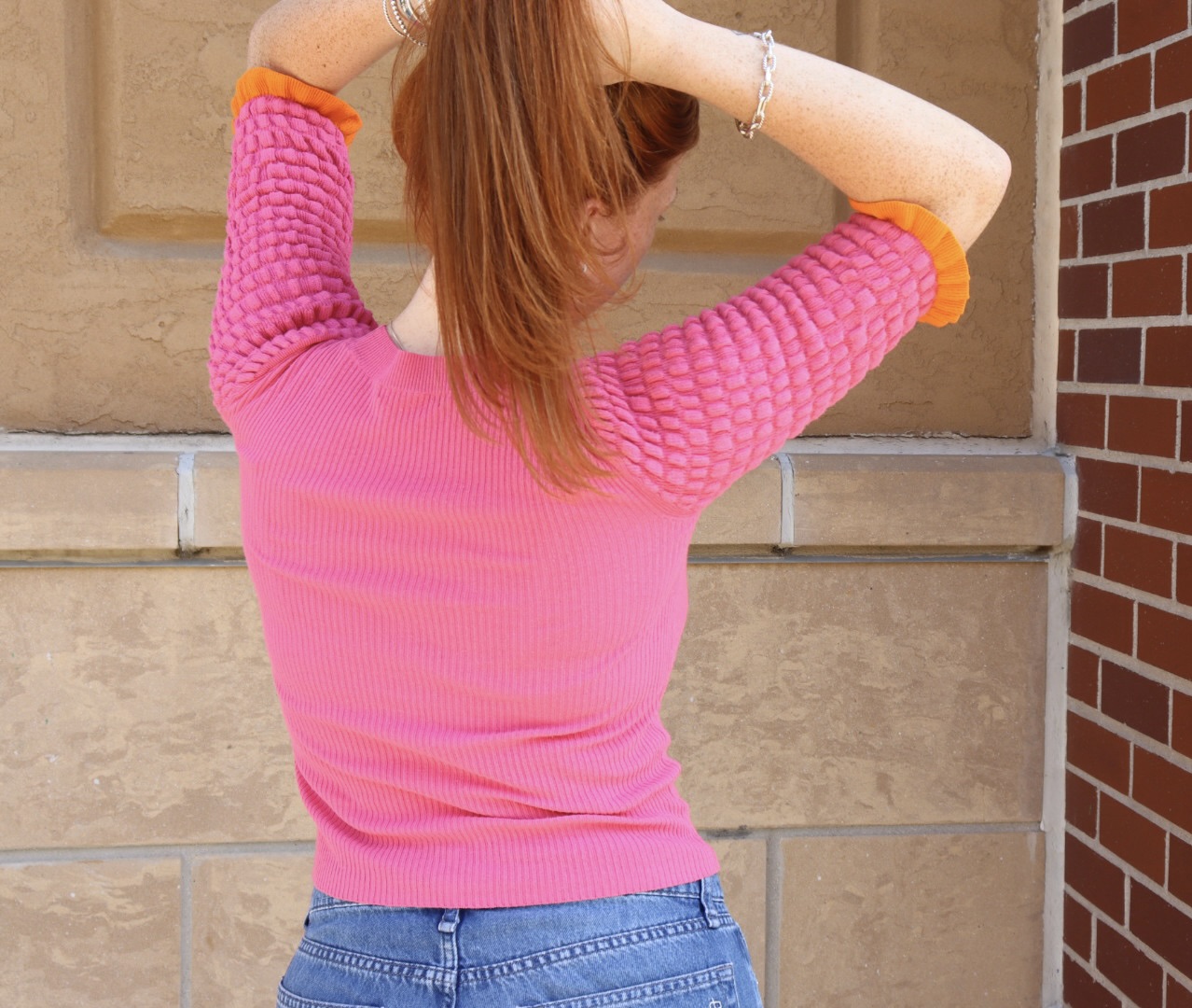 CHLOÉ MID-SLEEVE TOP