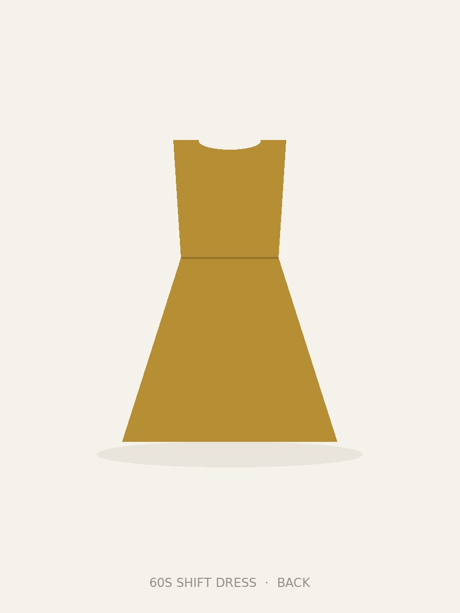 60s Shift Dress view 2