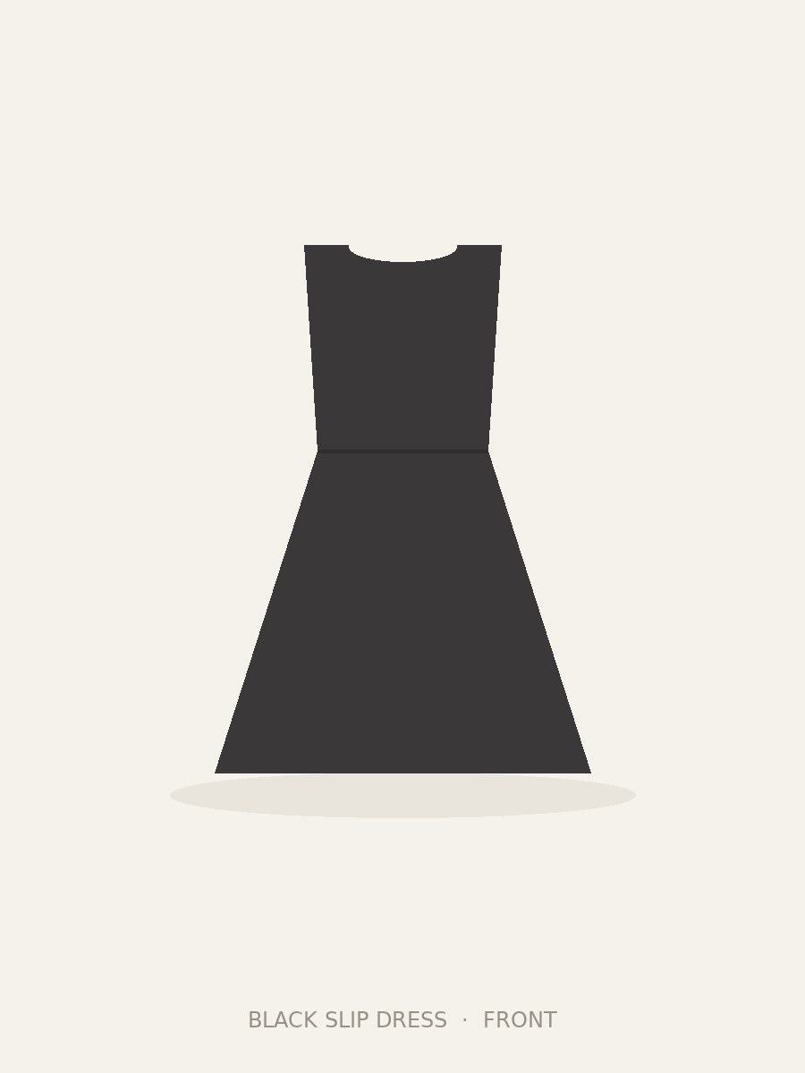 Black Slip Dress