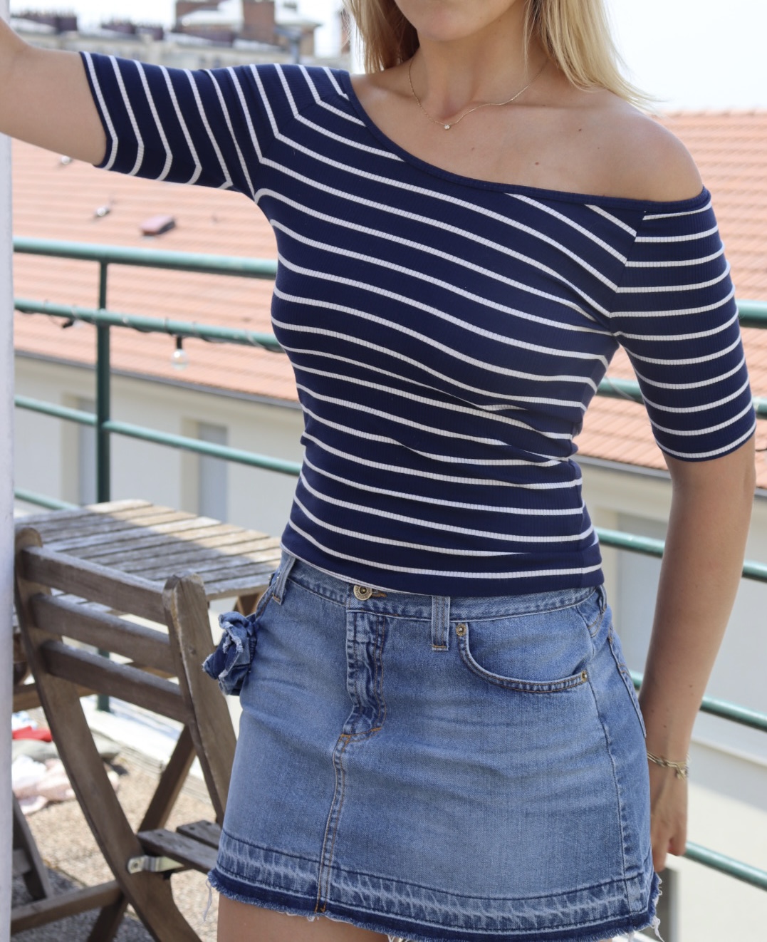 RALPH LAUREN MID-SLEEVE TOP view 3